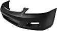 Front and Rear Primed Bumper Covers, Sedan