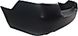 Front and Rear Primed Bumper Covers, Sedan
