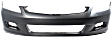 2007 Honda Accord - Front and Rear Primed Bumper Cover, Sedan, CAPA Certified