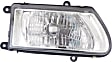 Driver and Passenger Side Halogen Headlight, With bulb(s), OE Replacement