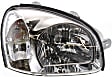 Driver and Passenger Side Halogen Headlight, With bulb(s), OE Replacement
