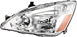 2007 Honda Accord - Driver and Passenger Side Halogen Headlight, With bulb(s), OE Replacement, Sedan