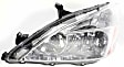2007 Honda Accord - Driver and Passenger Side Halogen Headlight, With bulb(s), OE Replacement, Sedan