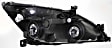 2007 Honda Accord - Driver and Passenger Side Halogen Headlight, With bulb(s), OE Replacement, Sedan