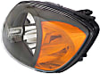 Driver and Passenger Side Halogen Headlight, With bulb(s), OE Replacement