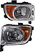 2005 Honda Element - Driver and Passenger Side Halogen Headlight, With bulb(s), OE Replacement