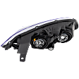 Driver and Passenger Side Halogen Headlight, Without bulb(s), OE Replacement