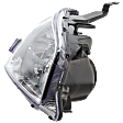 Driver and Passenger Side Halogen Headlight, Without bulb(s), OE Replacement