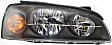 Driver and Passenger Side Halogen Headlight, With bulb(s), OE Replacement