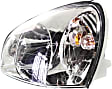 Driver and Passenger Side Halogen Headlight, With bulb(s), OE Replacement