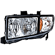 Driver and Passenger Side Halogen Headlight, Without bulb(s), OE Replacement
