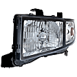 Driver and Passenger Side Halogen Headlight, Without bulb(s), OE Replacement