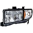 Driver and Passenger Side Halogen Headlight, Without bulb(s), OE Replacement, CAPA Certified
