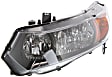 Driver and Passenger Side Headlights, with Bulbs, Halogen, Coupe, 5 Speed, Manual Transaxle