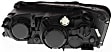 Driver and Passenger Side Halogen Headlight, With bulb(s), OE Replacement