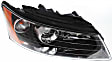 Driver and Passenger Side Halogen Headlight, With bulb(s), OE Replacement