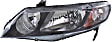 2010 Honda Civic - Driver and Passenger Side Halogen Headlight, Without bulb(s), 4-Door, OE Replacement, Sedan