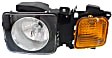 2006-2010 Hummer H3 - Driver and Passenger Side Halogen Headlight, With bulb(s), OE Replacement