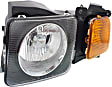 2006-2010 Hummer H3 - Driver and Passenger Side Halogen Headlight, With bulb(s), OE Replacement