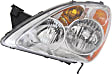 Driver and Passenger Side Halogen Headlight, Without bulb(s), OE Replacement