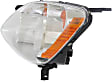 Driver and Passenger Side Halogen Headlight, Without bulb(s), OE Replacement