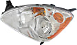 Driver and Passenger Side Halogen Headlight, Without bulb(s), OE Replacement