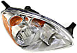 Driver and Passenger Side Halogen Headlight, Without bulb(s), OE Replacement