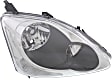 Driver and Passenger Side Halogen Headlight, Without bulb(s), OE Replacement