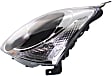 Driver and Passenger Side Halogen Headlight, Without bulb(s), OE Replacement