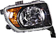 Driver and Passenger Side Halogen Headlight, Without bulb(s), OE Replacement
