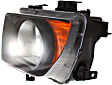 Driver and Passenger Side Halogen Headlight, Without bulb(s), OE Replacement
