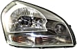 Driver and Passenger Side Halogen Headlight, With bulb(s), OE Replacement