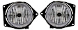 Front, Driver and Passenger Side Fog Lights, With Bulb(s), Halogen