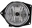 Front, Driver and Passenger Side Fog Lights, With Bulb(s), Halogen