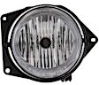 Front, Driver and Passenger Side Fog Lights, With Bulb(s), Halogen