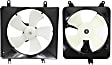 Driver and Passenger Side Radiator and A/C Condenser Fan 4 Cyl., 2.2L Engine Single fan 