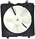 OE Replacement Radiator and A/C Condenser Fan Driver and Passenger Side, 1.8L, 4Cyl, Single fan