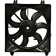 Radiator and A/C Condenser Fan - Driver and Passenger Side Fan Blade, Motor and Shroud