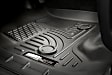 SET-H2118361-4 Front, Second Row, and Center Hump Weatherbeater Series Molded Floor Liner, Black Made of Thermoplastic