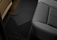 2002 Mitsubishi Diamante - Heavy Duty Series, Front, Second and Third Row, Black, Flat Floor Mat, Sedan, Made of Rubberized Thermoplastic Elastomer
