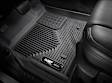 SET-H2153121 Front and Second Row X-act Contour Series Molded Floor Liner, Black Made of Rubberized/Thermoplastic
