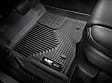 SET-H2153431 Front and Second Row X-act Contour Series Molded Floor Liner, Black Made of Rubberized/Thermoplastic
