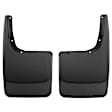SET-H2156601 Front and Rear, Driver and Passenger Side Mud Flaps, Black, Plastic, Custom Fit Series