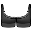 SET-H2156601 Front and Rear, Driver and Passenger Side Mud Flaps, Black, Plastic, Custom Fit Series