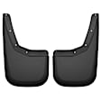 SET-H2156791 Front and Rear, Driver and Passenger Side Mud Flaps, Black, Plastic, Custom Fit Series