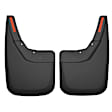 SET-H2156881 Front and Rear, Driver and Passenger Side Mud Flaps, Black, Plastic, Custom Fit Series