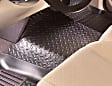 SET-H2199001-4 Front, Rear, and Center Hump Weatherbeater Series Molded Floor Liner, Black Made of Thermoplastic