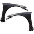 Front, Driver and Passenger Side Fenders, Coupe/Sedan