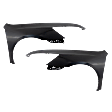 Front, Driver and Passenger Side Fenders, 4-Door, Sedan