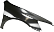 Front, Driver and Passenger Side Fenders, 4-Door, Sedan